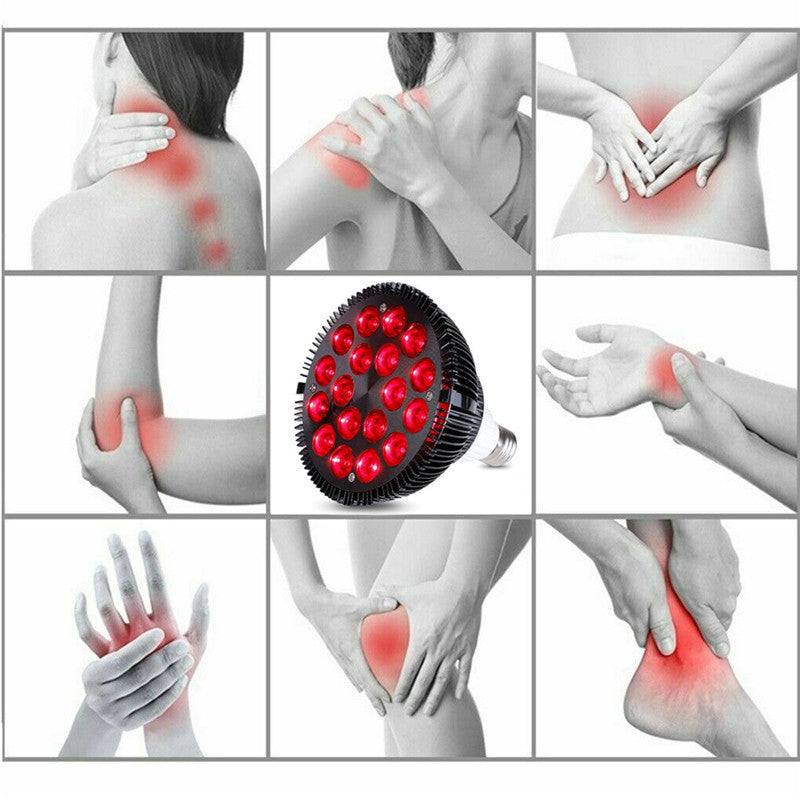 Lâmpada de Fototerapia Infravermelha LED | Fisioterapia em Casa