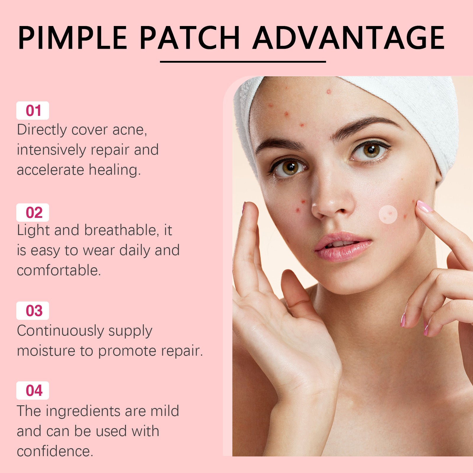 Patches de Tratamento para Acne | Limpeza e Reparo Facial